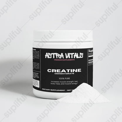 100% ALL NATURAL Pure Creatine Monohydrate- 50 Servings