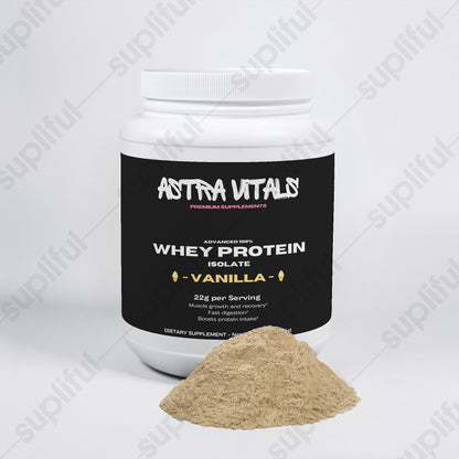 Vanilla Whey Protein Isolate Tub- 24 Servings